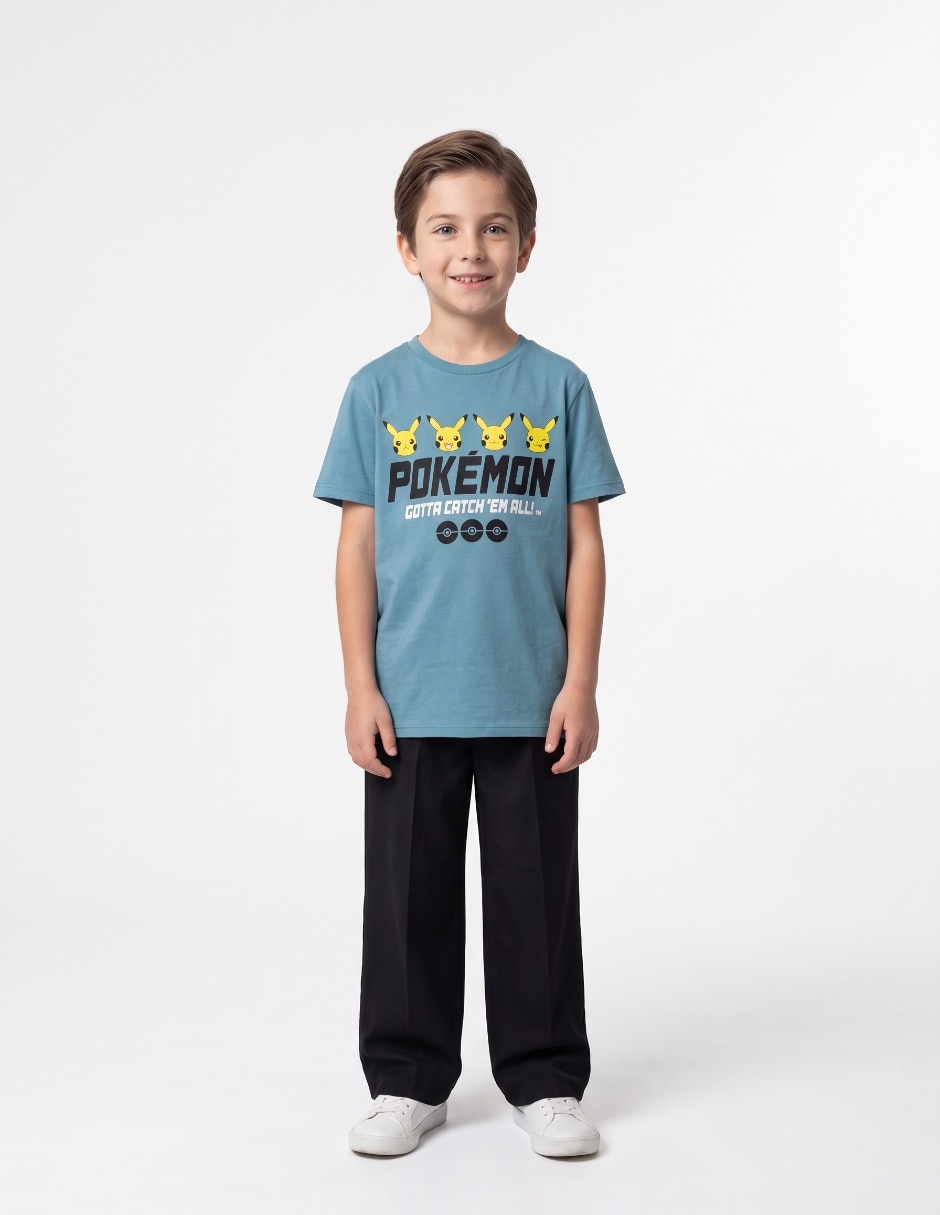 Playera manga corta para niño Playera manga corta para niño