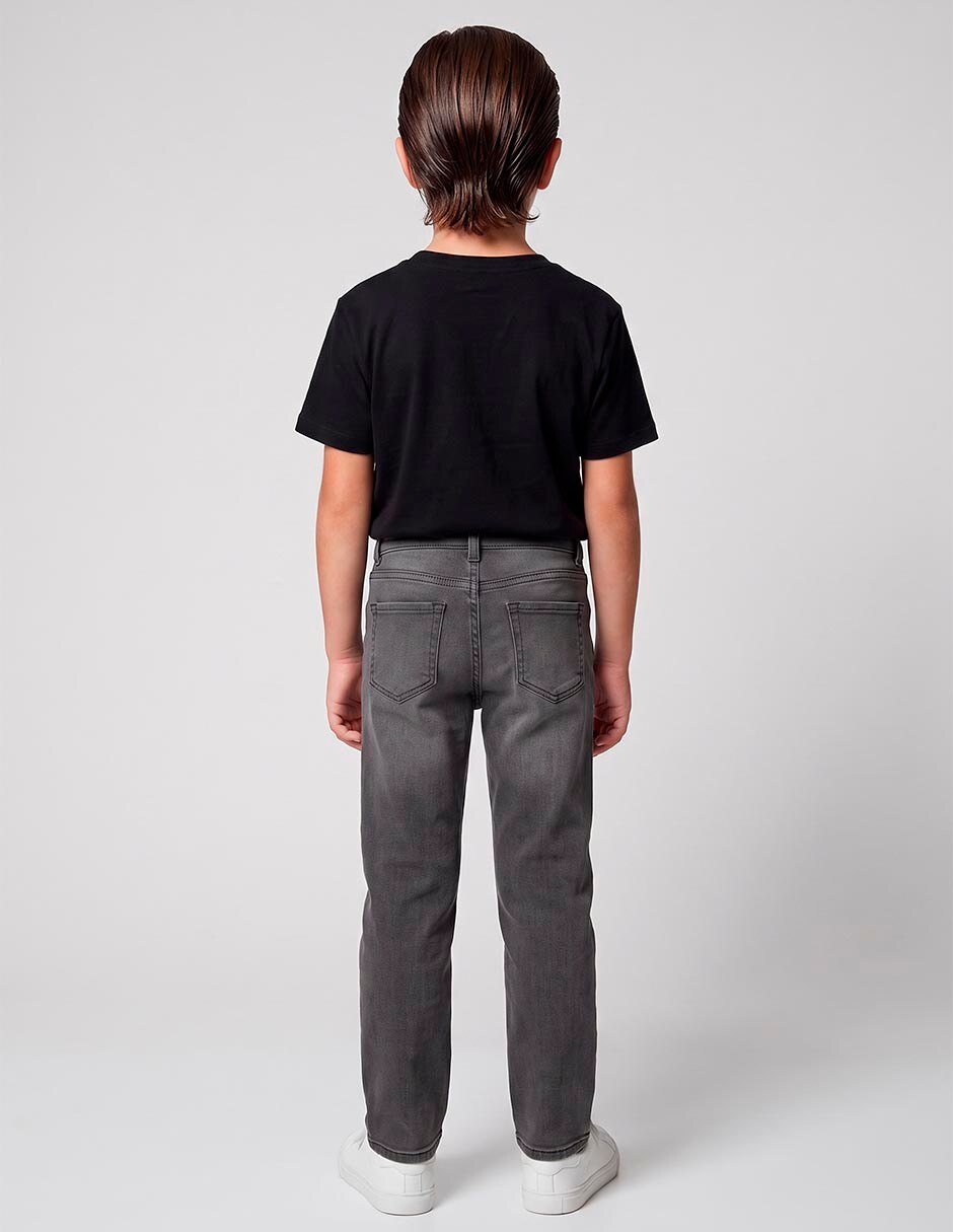 Jeans slim deslavado para niño 6