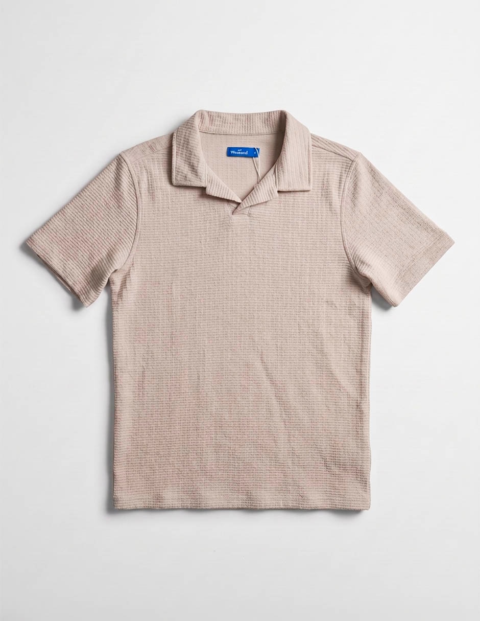 Camisa casual manga corta para niño