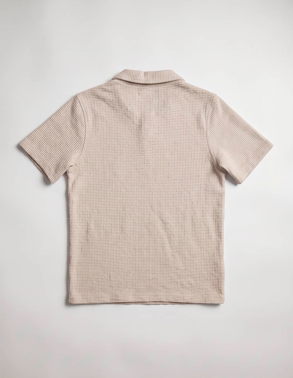 Camisa casual manga corta para niño