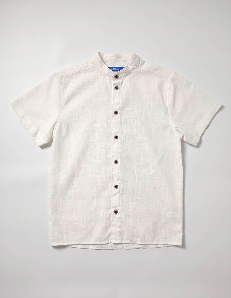Camisa casual manga corta para niño
