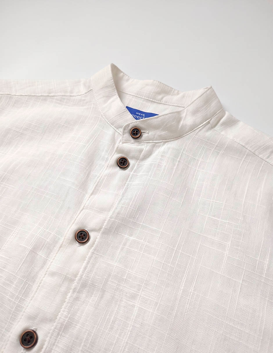 Camisa casual manga corta para niño 5