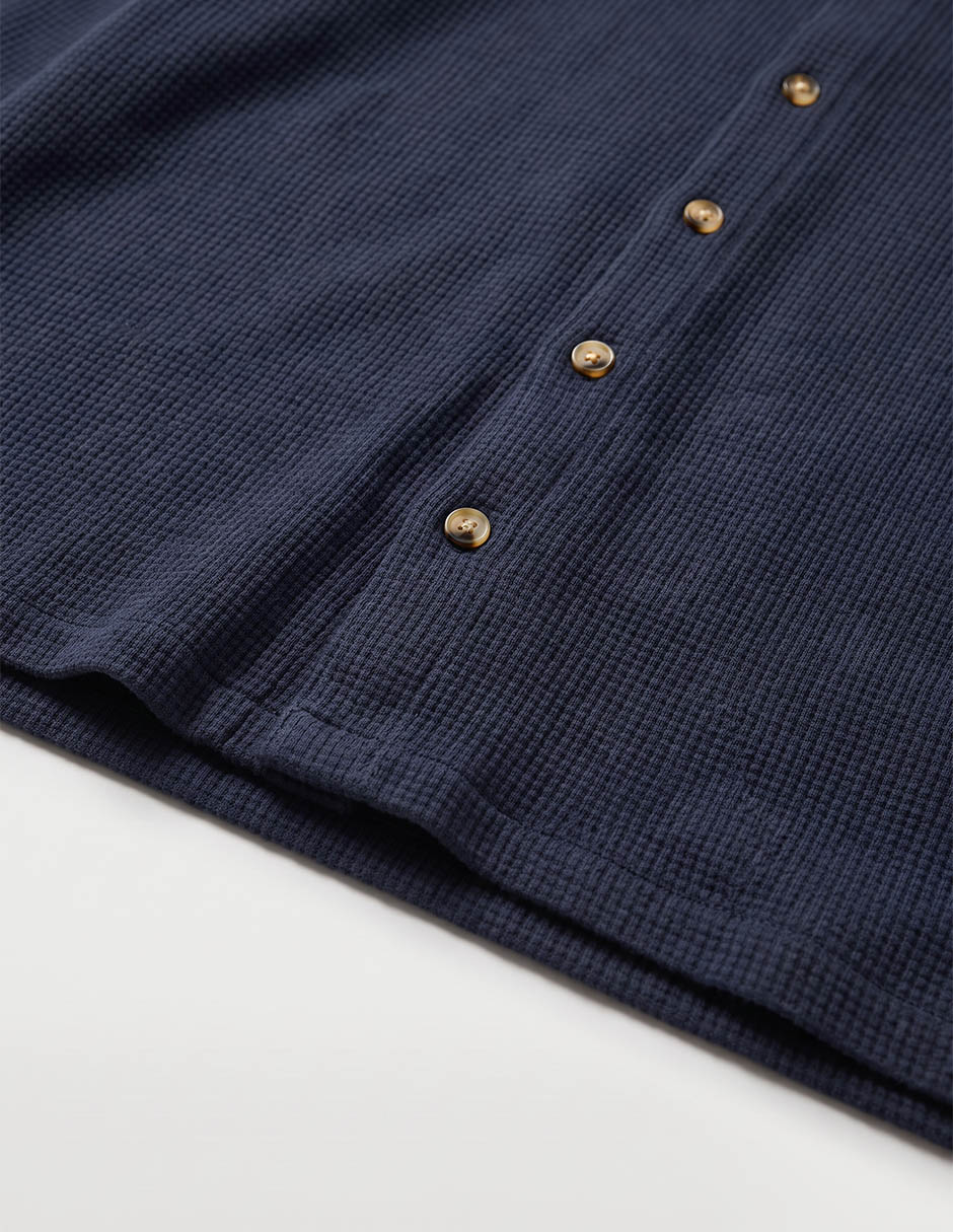 Camisa casual de algodón manga larga para niño 2