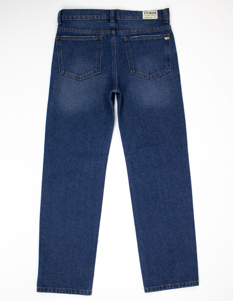 Pants recto deslavado para niño 2