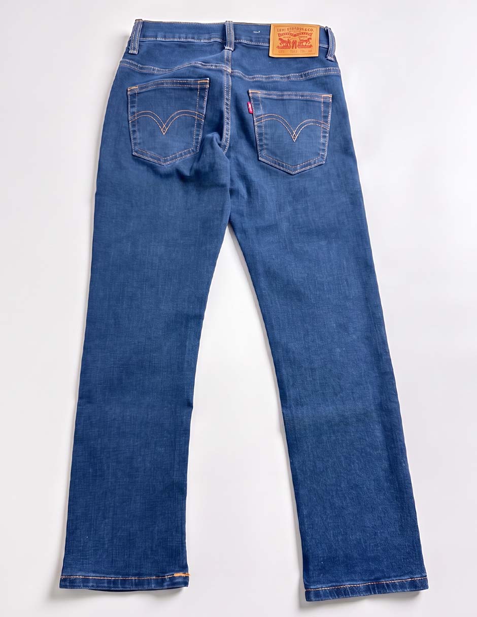 Jeans slim lavado denim para niño 5