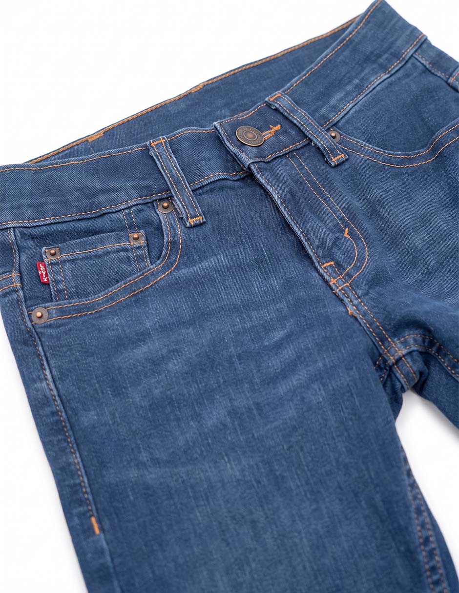 Jeans slim lavado denim para niño 3