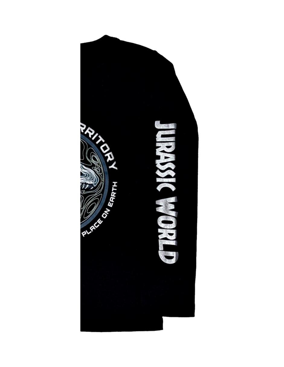 Playera jurassic world manga larga para niño 4