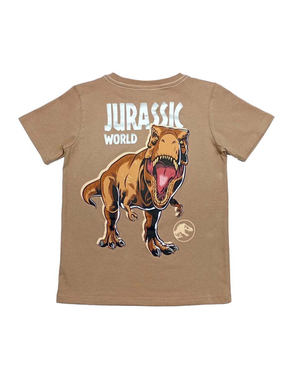 Playera jurassic world manga corta para niño 2