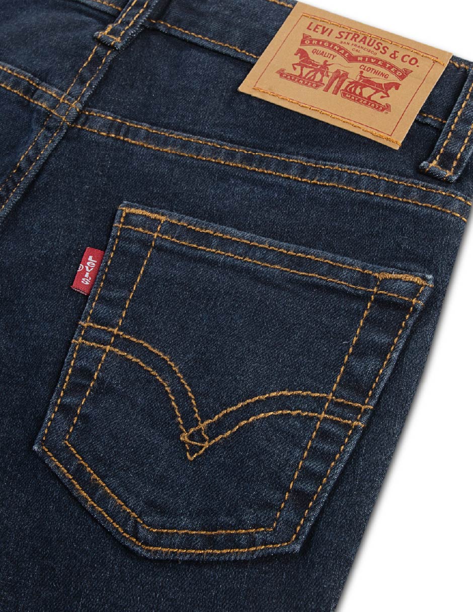 Jeans slim lavado denim para niño 2