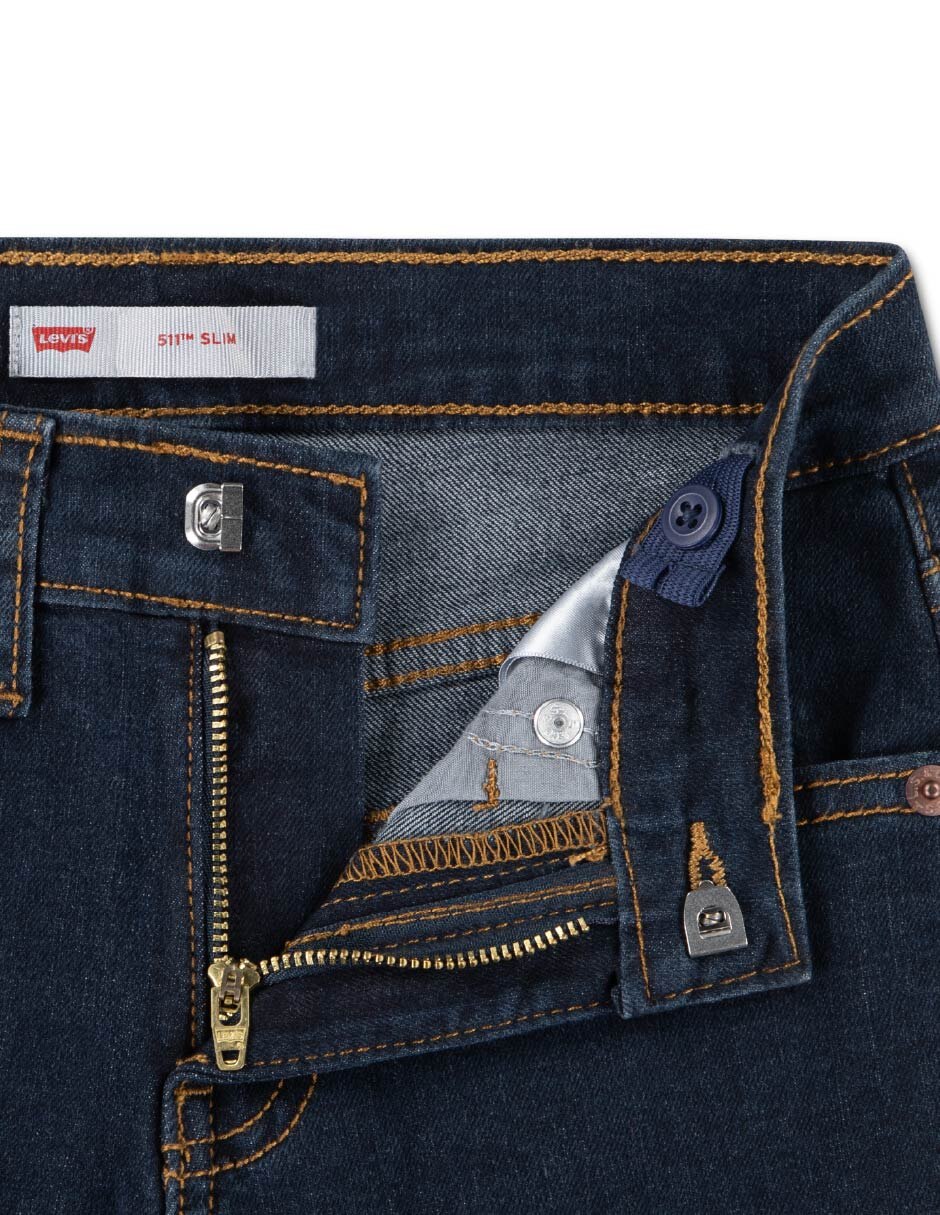 Jeans slim lavado denim para niño 4