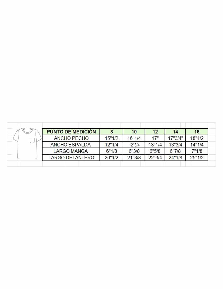 Playera manga corta para niño 2